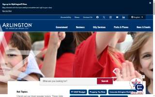 Arlington Income Tax Services website