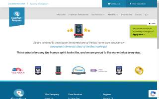 Comfort Keepers Home Care of Arlington Heights website