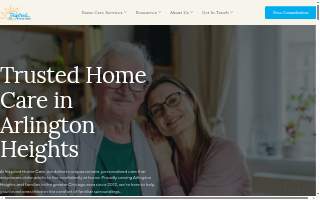 Inspired Home Care website