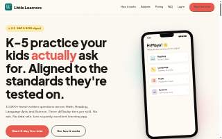 Little Learners Educational website