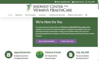 Midwest Center for Women's HealthCare website