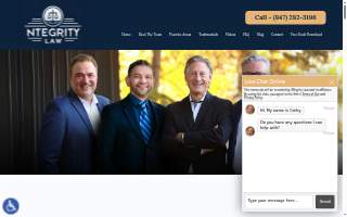 NTegrity Law of Arlington Heights website