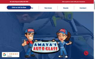 Amayas Auto Glass - Angel Amaya of Aurora website