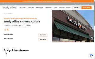 Body Alive Aurora website