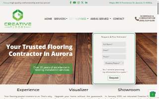 Creative Floors, Inc website