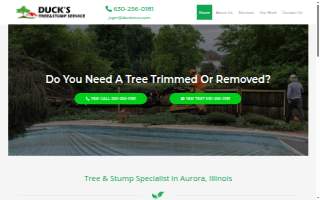 Ducks Tree And Stump Service website