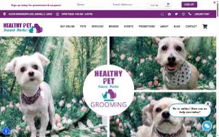Healthy Pet Store Aurora website
