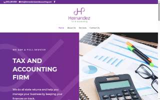 Hernandez Tax & Accounting website