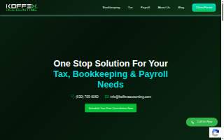 Koffex Accounting website