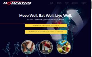 Momentum Physical Therapy & Performance Training website