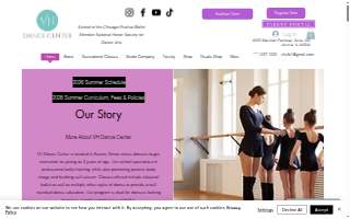 VH Dance Center website