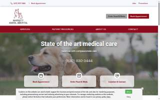 Bartlett Animal Hospital website