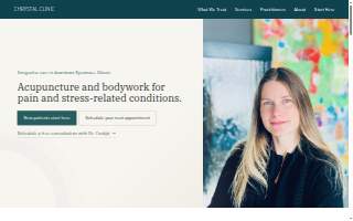Chrystal Clinic Acupuncture & Wellness website