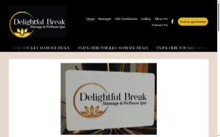 Delightful Break Massage & Wellness Spa website