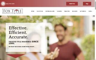 Fox Title Company website