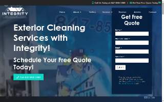 Integrity Softwash Solutions website