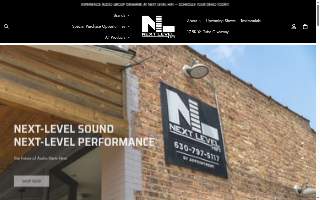 Next Level HiFi website