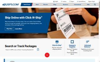 United States Postal Service of Bartlett website