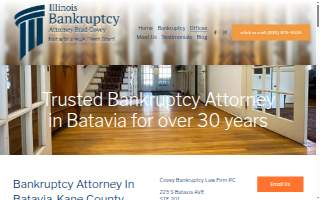 Covey Bankruptcy Law Firm, P.C. of Batavia website
