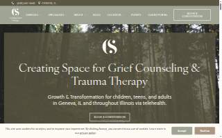 Creating Space Therapy PLLC website