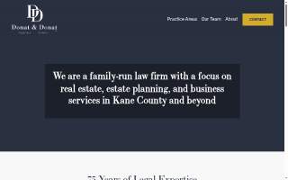Donat & Donat, P.C. website