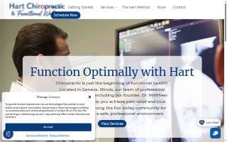 Hart Chiropractic and Functional Wellness Center website