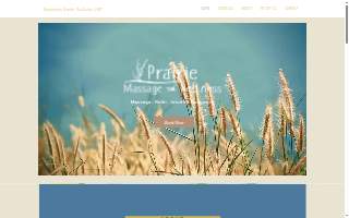Prairie Massage & Wellness website
