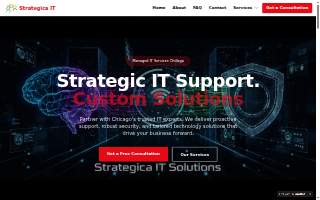 Strategica IT Solutions website
