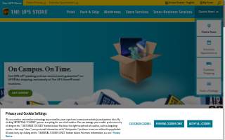 UPS Store of Firestone website