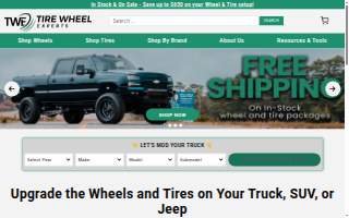 Tire Wheel Experts website