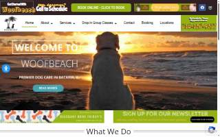 Woofbeach website