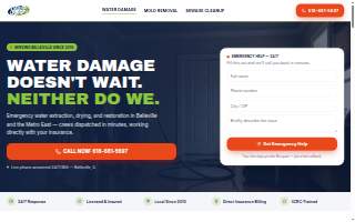 Absolute Clean and Restoration website