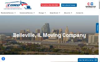 Cord Moving and Storage of Belleville website