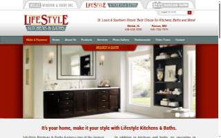 Lifestyle Kitchens & Baths of Belleville website