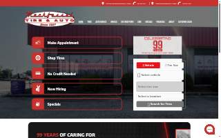 Meckfessel Tire & Auto website