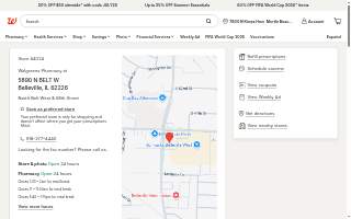 Walgreens Pharmacy of Belleville website