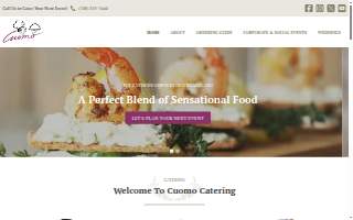 Cuomo Catering website