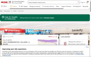 CVS Pharmacy of Bellwood website