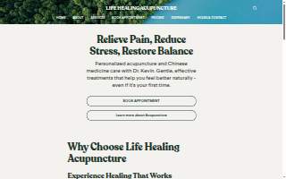 Life Healing Acupuncture website