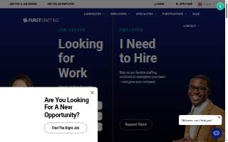 FurstStaffing website