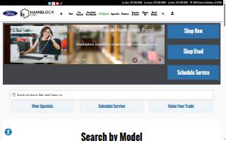 Hamblock Ford website