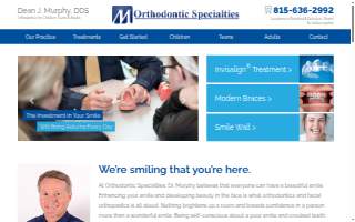 Orthodontic Specialties (Dean J. Murphy, DDS) website