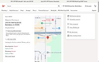 Walgreens Pharmacy of Belvidere website