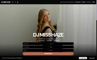 Dj Miss Haze website