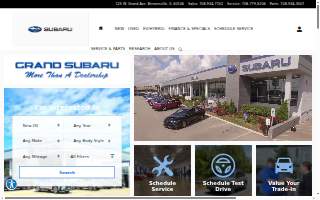 Grand Subaru website
