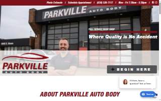 Parkville Auto Body Inc website