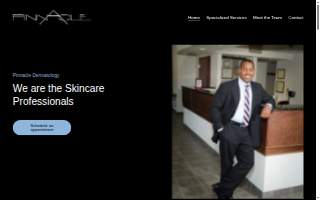 Pinnacle Dermatology of Monroe website