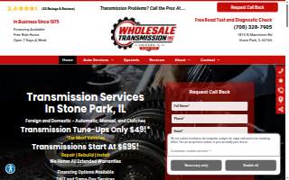 Wholesale Transmission Inc website