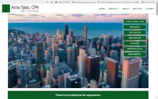 Anna Talac, CPA website