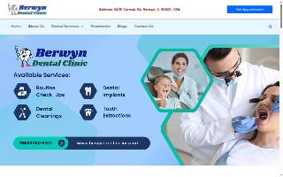 Berwyn Dental Clinic website